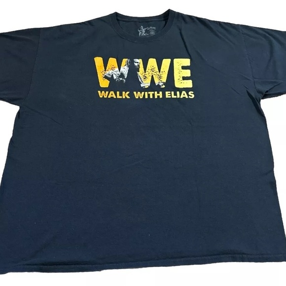 Elias Samson "Walk With Elias" NXT wrestling T-Shirt XXXL Wrestlemania 3XL crate - Picture 1 of 3